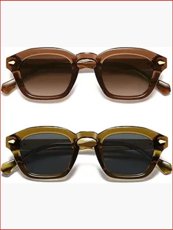 Accessories - Small Retro Square Sunglasses for Women Men Rectangle Sunnies